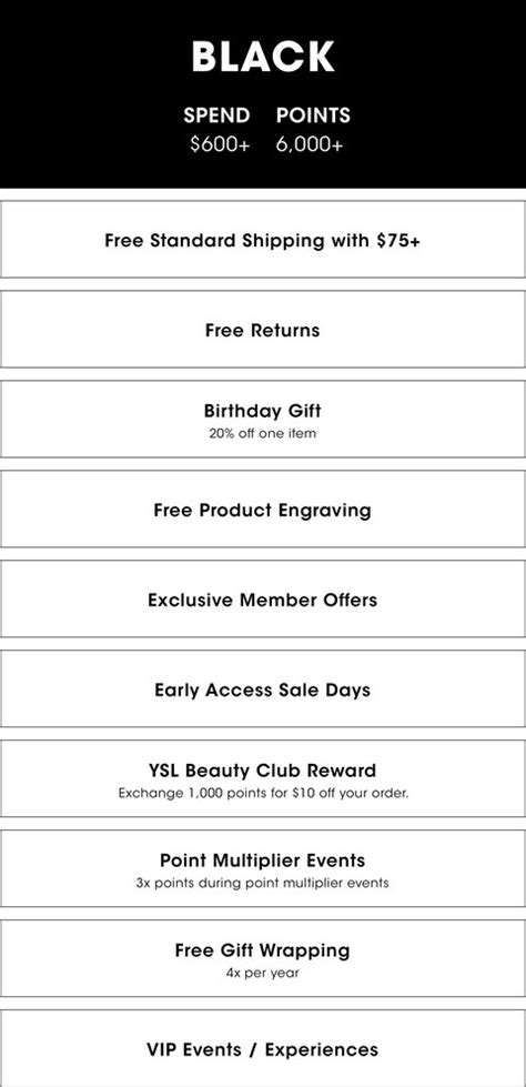 ysl member benefits|ysl membership rewards.